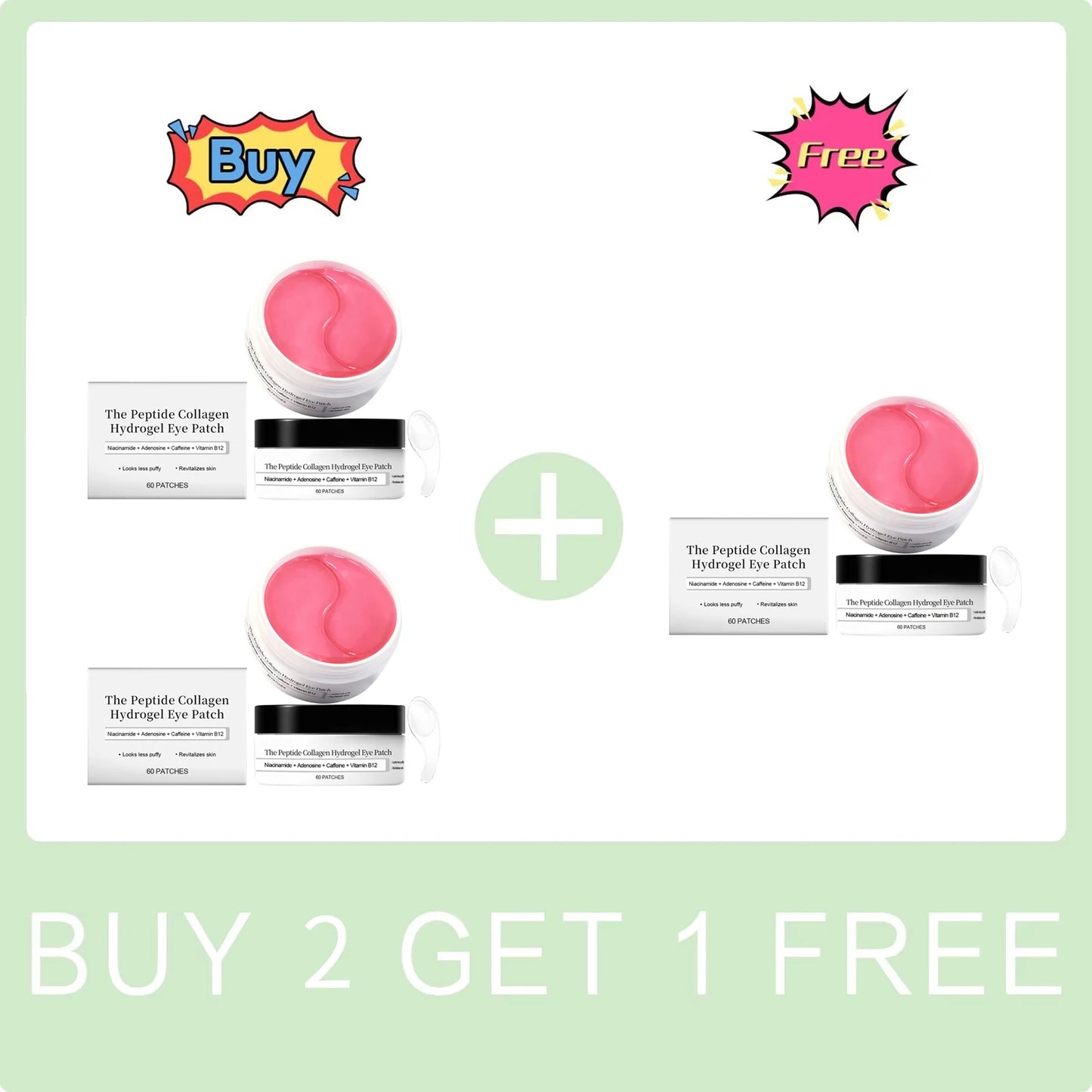 Hydrogel Collagen Eye Patches — Dark-Circle Rescue