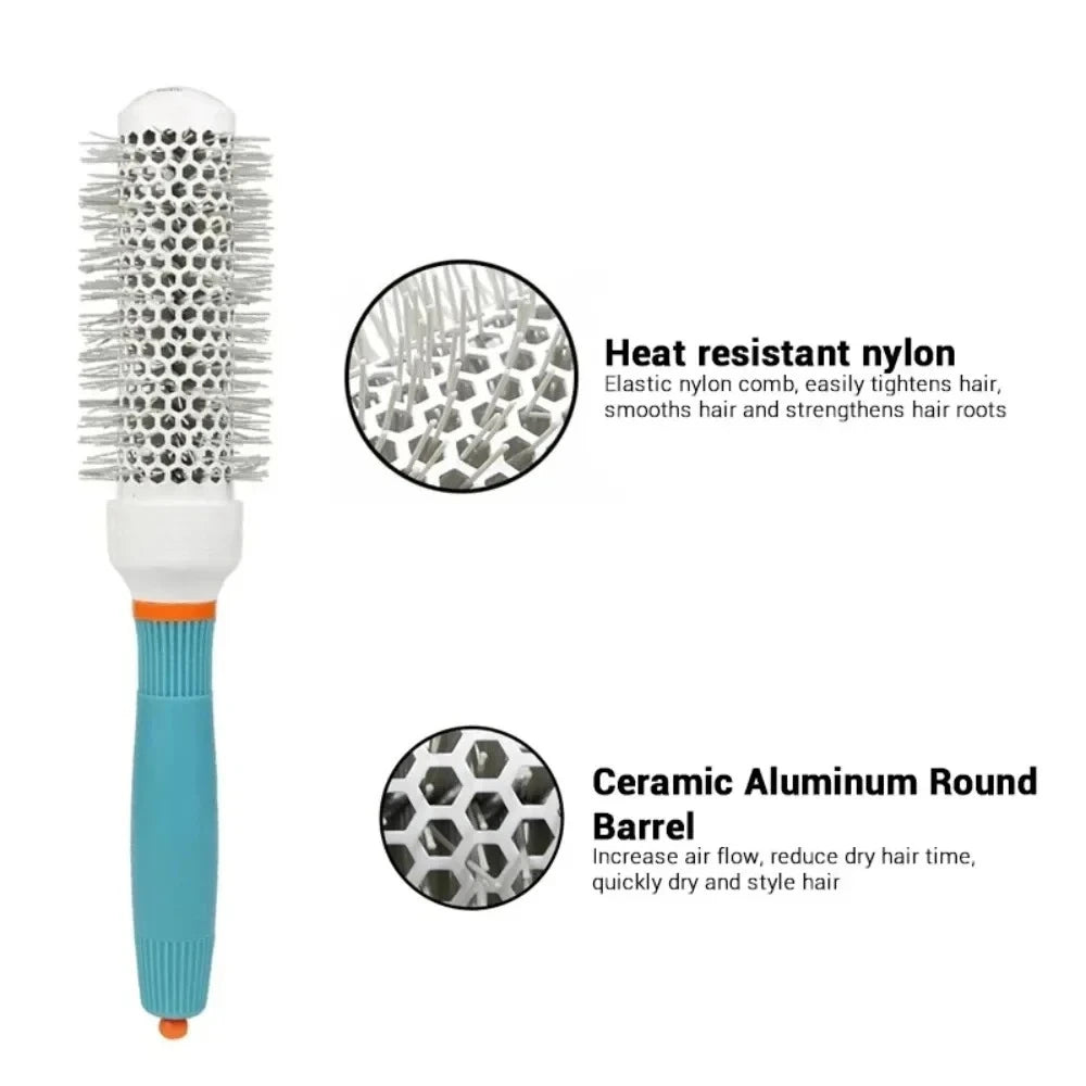 Thermal Round Blowout Brush — Aluminum Barrel, 5 Sizes