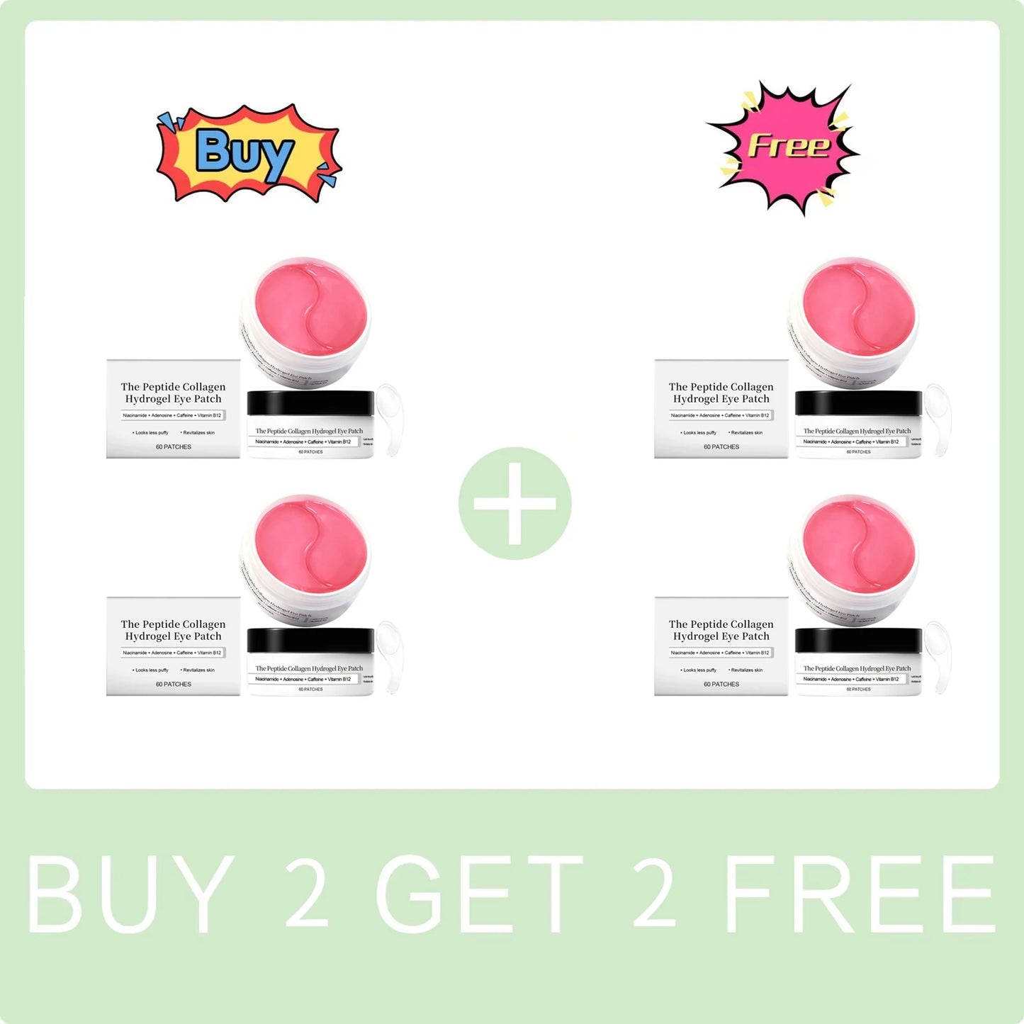 Hydrogel Collagen Eye Patches — Dark-Circle Rescue